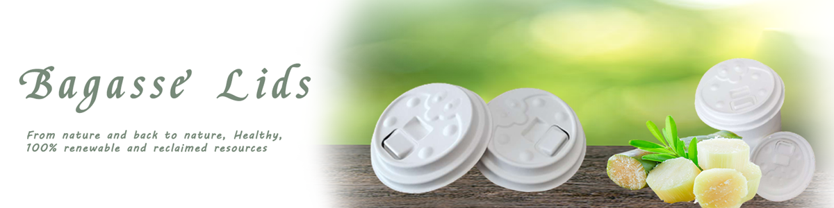 8 9cm Disposable Leakproof Bagasse Coffee Cup Lids