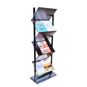 China Zig Zag Detachable Information Display Stand 460X350mm Aluminum Profile factory