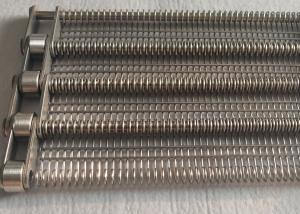 China Cool And Convey Food In Spiral Freezer Sus201 4m Spiral Mesh Belt factory