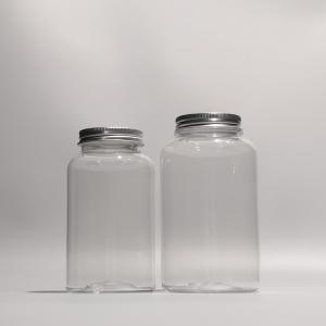 China PET Plastic Juice Bottle with Screw On Lid factory