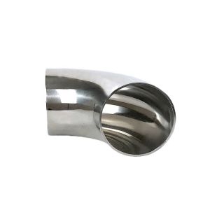 316L Alloy Steel Pipe Fittings Welding Sanitary 90 Degree Elbow