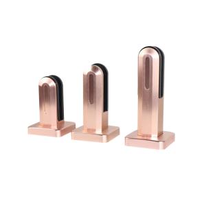 China Simple Design Aluminum Glass Spigot Balustrade for Flooring Mounting in Swimming Pool factory