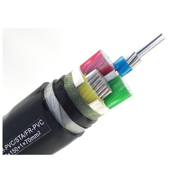 XLPE Insulated PVC Sheath Aluminum Armoured Cable Low Votlage STA Armored XLPE Power Cable YJLV22