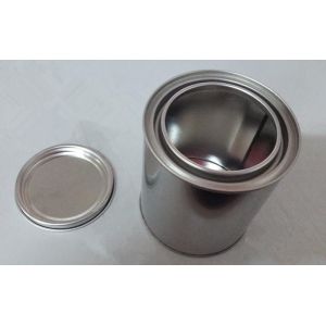 China 1 Gallon Metal Empty Clear Paint Pail Bucket With Lid factory