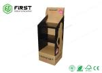 3 Tiers Easy Assembly Cardboard Floor Displays , Corrugated Display With CMYK