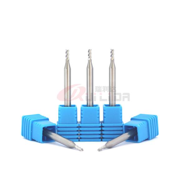 1/8" 4mm 3 Flute Corner Radius End Mill Bits For Aluminum
