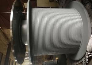 China 160KN Extended Wire Rope Winch Drum Customizable For Lifting factory