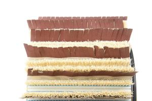 China Polishing Sisal Sand Paper Brush Roller For Sanding Machine factory