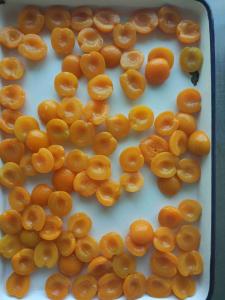 China GMO Cultivation Halves Canning Apricots Preserves In Water factory