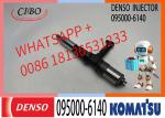 Neutral New Fuel Injector 095000-6140 6261-11-3200 For Komatsu PC800-8 Excavator