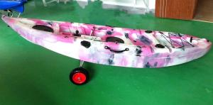 China Rotomolding One Person Recreational Touring Kayak 9FT Polyethylene Hull Material factory