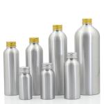 Spray Fine Mist Cosmetic Aluminum Bottles 250ml Screw Cap 18mm 18/415