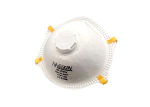 China 3 - Plys Dust Face Mask Single Use Non Woven Fabric Ffp1v Valved Ce Certificated factory