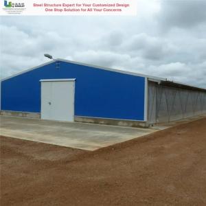 China Custom Size Steel Structure Poultry House Galvanized Steel Multi Functional factory