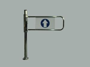 China Electric Turnstile Swing Gate , Access Control Barriers Double Movement Swing Gate Turnstile factory