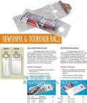 biodegradable newspaper bag, doorknob bags,Poly Wicket Bag Plastic Printed Bread