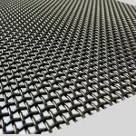 AISI 304/ AISI 316 Stainless Steel Security Wire Mesh 11x11 Black Coated Color