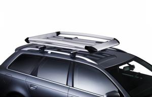 China Universal Auto Roof Racks , Aluminium Alloy Roof Luggage Carrier With Two Handles Factories factory