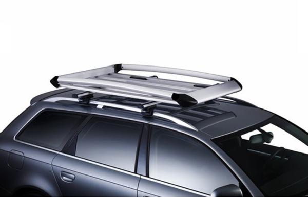 Universal Auto Roof Racks , Aluminium Alloy Roof Luggage Carrier With Two
