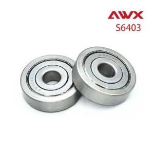 China S6403 Custom Stainless Steel Spherical Bearings Non Corroding P5 Grade factory
