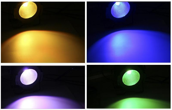 100W 4in1 Cob Led Par Stage Lights Warm White LED Effect Light , 4.5kg Weight