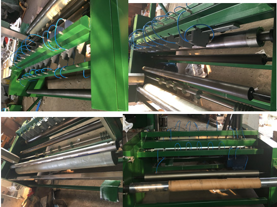4kw Gauze Slitting Machine , 150pcs/Min Gauze Rolling Machine