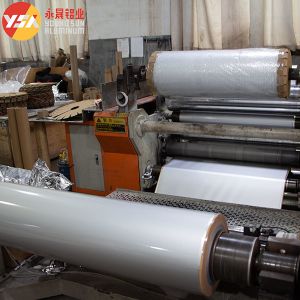 AL+PET+PVC Wood Grain Insulation Aluminium Polyester Laminating Film