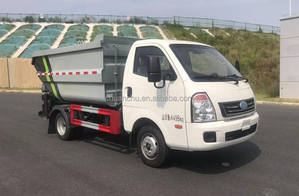 Pure Electric Self-Loading Garbage Truck Meeting the Demands of Custom's Requirements for Waste Management