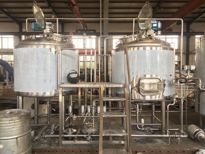 Micro 7 Bbl Brewing System HLT Fire Direct Heating Sus 304 Beer Fermenter