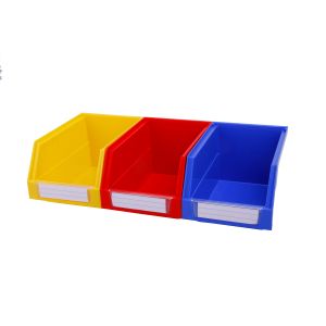 Eco-Friendly Stackable Plastic Shelf Bin for Organizing Small Parts in