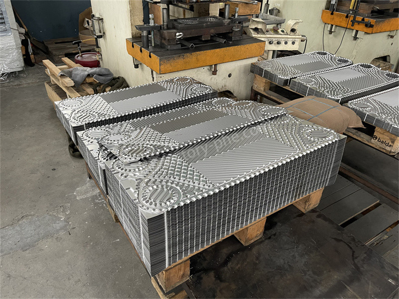 Nickel Sondex Heat Exchanger Plate 500mm Width Heat Transfer Plate