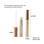1.6g Brown Lip Balm Tubes High Clarity Antique