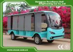 White 72V Electric Sightseeing Cart For 14 Person / electric passenger Bus