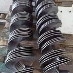 Continuous Cold Rolled Flight Sus304 Spiral Blade Centerless Screw Ground