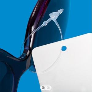 China Name Loop Lock Tag Pin Fasteners , Transparent Plastic Security Loop factory