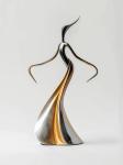 NEXTOP Simple Glamour Silhouette Dancing Metal Sculpture Hotel Villa Showpiece