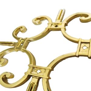 China Decoration Fittings Uv Electroplate Aluminium Astragal Bars Connector factory