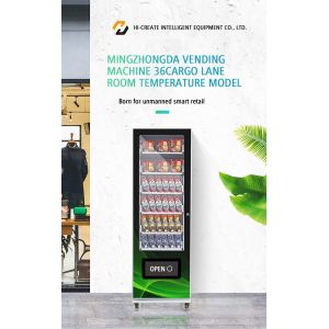 Optimizing touchscreen snacks, drinks vending machine self-help service 24 hours