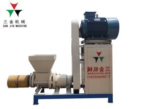 China Charcoal Brick Biomass Briquette Making Machine For Straw factory