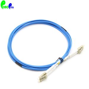 China OM2 50 / 125 LC - LC duplex Fiber optic Patch Cable LSZH CPR Certification factory