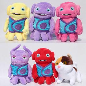 China Dream Works Home Oh Boov Asst Cartoon Stuffed Plush Toys factory