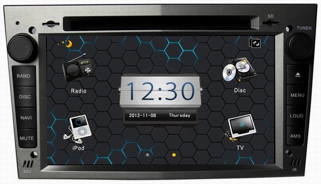 Car dvd player for Opel Astra/Vectra/Zafira/Meriva/Antara/Corsa with Dual zone function OCB-6959