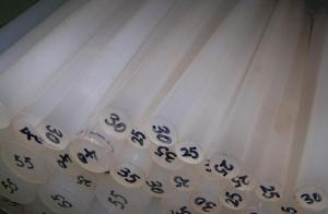 China 500mm Length PCTFE Sheet , Acid-Resistant PCTFE Rod / PCTFE Bar For Vessels factory