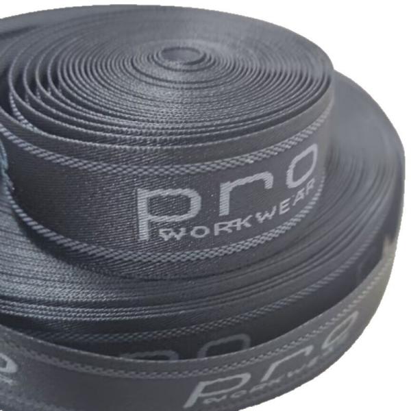 Garment Waistbands Customized Durable Polyester Webbing Premium 30mm Jacquard