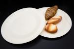 Bamboo Round Reusable Wooden Plates Biodegradable 7" 9" 10" Natural Color