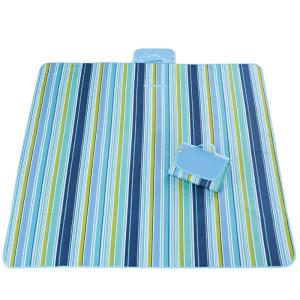 China Water Resistant Pocket Picnic Mat , Lightweight Foldable Beach Blanket factory