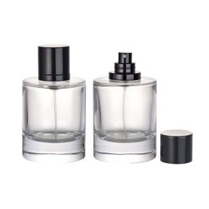 Custom Logo Glass Perfume Bottles Crimp Spray Pump Packaging in Various Shapes