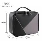 Water Repellent Double Zipper Women PU Makeup Bag Case