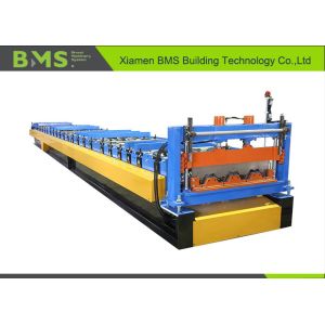 China CE Standard Floor Decking Roll Forming Machine WIth 3T Decoiler factory