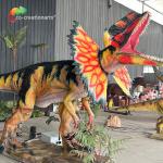 Realistic Sound Lifelike Movements High Standard Dilophosaurus Dinosaur For